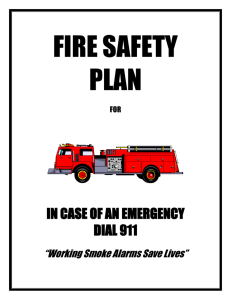 fire safety plan - Kingsville Fire Department