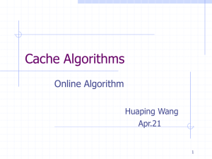 Cache Algorithms