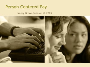 Person Centered Pay