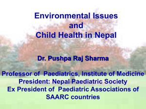Environmental Issues and Child Health in Nepal