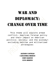 4th Period - War and Diplomacy