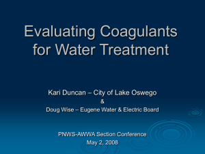 Coagulants for Water Treatment