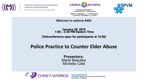 IPAM - Canadian Network for the Prevention of Elder Abuse