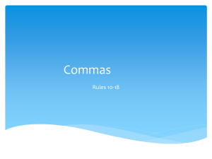 Commas - My CCSD