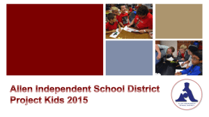 Katy ISD 2014 Bond Committee - Allen Independent School District