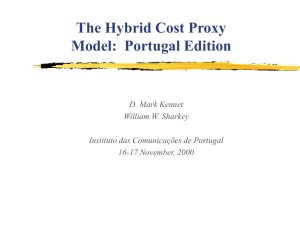 The Hybrid Cost Proxy Model: Customer Location and Loop Design