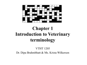 Chapter 1yola - Dr. Brahmbhatt's Class Handouts