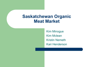 Business Plan for Organic Meat Retail Store