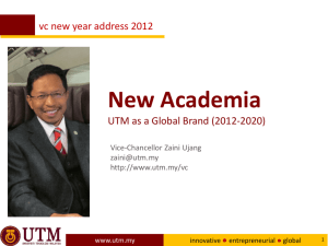 New Academia - Universiti Teknologi Malaysia