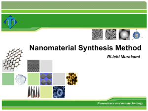Nanomaterial Synthesis Method