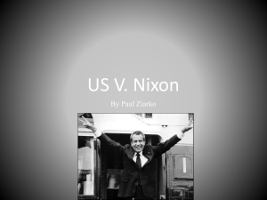 Nixon V. US - vvsschools