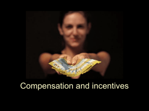 Compensation & Incentives