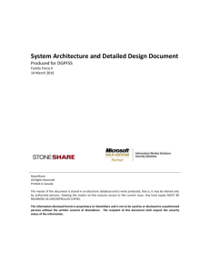 System Architecture and Detailed Design Document