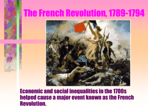 1-The French Revolution - Locust Fork High School