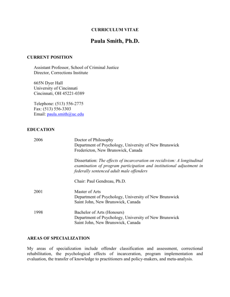 university of cincinnati resume template