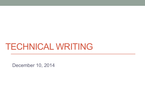 Technical writing 12 10