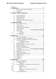 Appendix 2: Advice to Students on Examinations