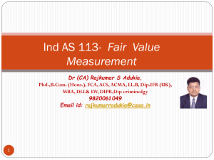 Ind AS 113- Fair Value Measurement