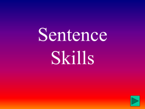 Sentences