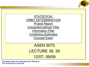 ASEN5070 Lecture 38, 39 12-07, 09-09