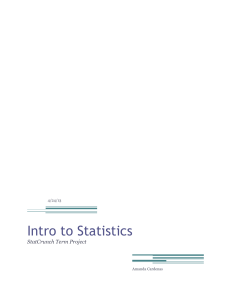 StatCrunch Term Project