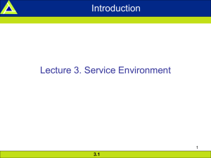 c3-Service environment