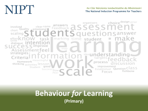 Behaviour Management: What is good practice?