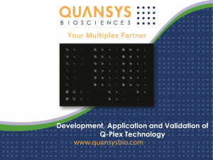 Title of Slide Here - Quansys Biosciences