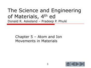 The Science and Engineering of Materials, 4th