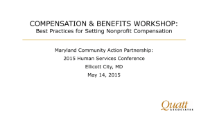 Compensation - Maryland Community Action Partnership