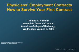 Presentation on Employment Contracts