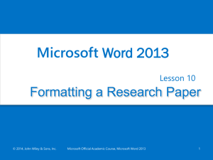 Word2013lesson10s