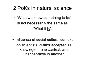 poks in science
