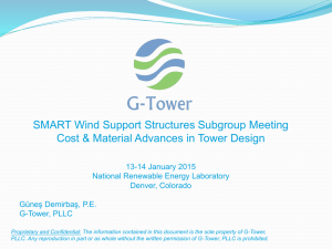 SMART Wind Support Structures Subgroup Meeting