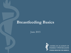 Breastfeeding Basics - American Academy of Family Physicians