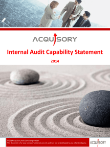 Acquisory Internal Audit Credential