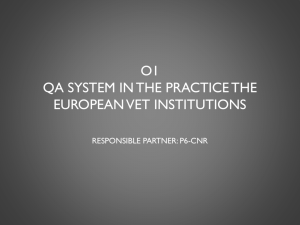 O1 - QA System in the practice _x0017_the European VET institutions