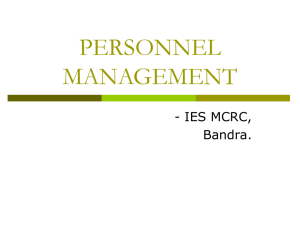 Pers. Mgmt - Lecture 5