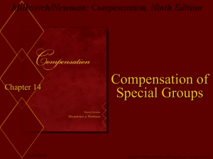 Milkovich/Newman: Compensation, Ninth Edition