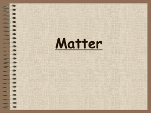 Matter (7th Grade)