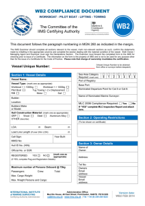 WB2 - International Institute of Marine Surveying