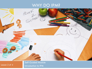 Why do IPM - College of Agriculture and Life Sciences