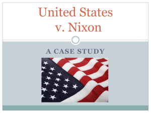 US v. Nixon