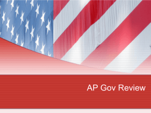 AP Gov Semester Final review