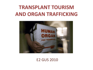 transplant tourism and organ trafficking