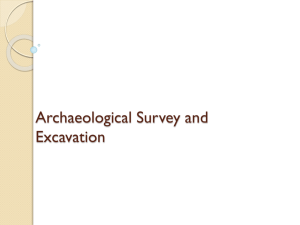 Archaeological Dating, Survey and Excavation