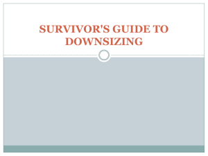 BLI Survivor's Guide to Downsizing 2011