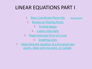 Linear Equation PowerPoint