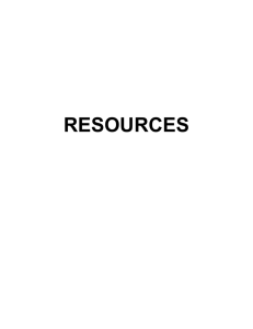 Resources - Westminster College