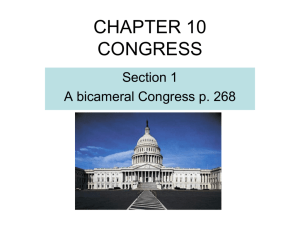 CHAPTER 10 CONGRESS